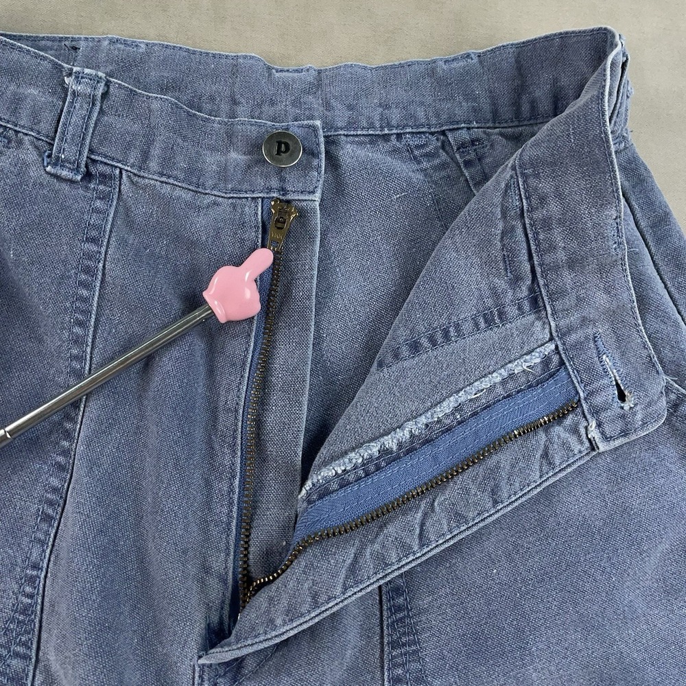 Vtg 80s Patagonia Canvas Hiking Shorts‎ Womens 10 26 High Rise 3" Stand Up *READ - Picture 9 of 11